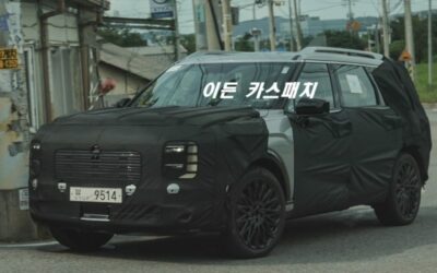 Hyundai Palisade Pre-Production Prototype Spied