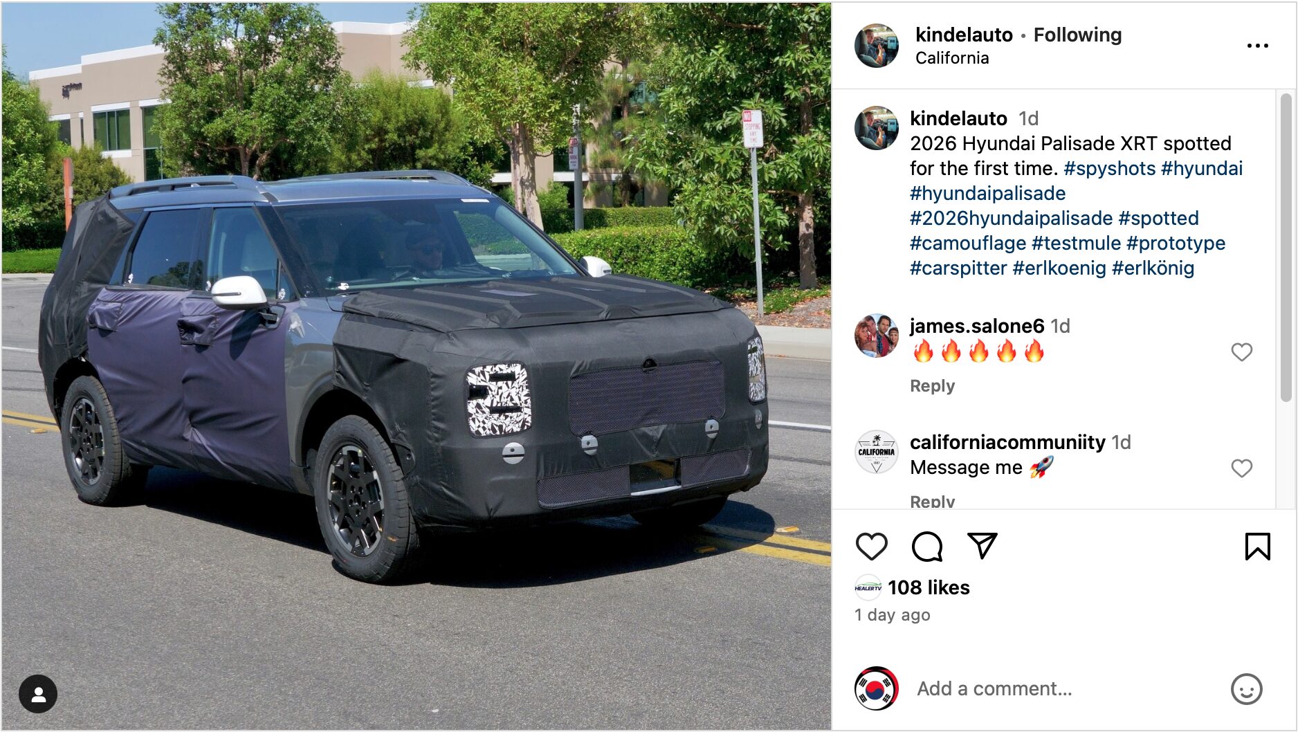 Hyundai Palisade XRT Model Spied for the First Time Korean Car Blog