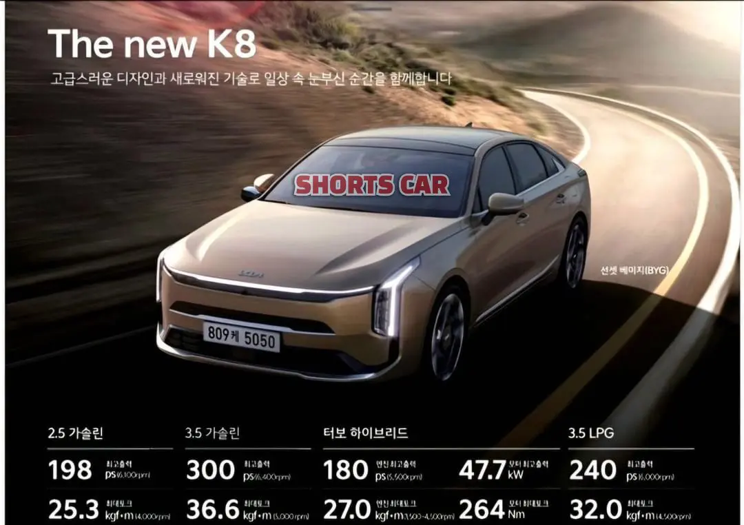 kia k8 facelift leaked 5