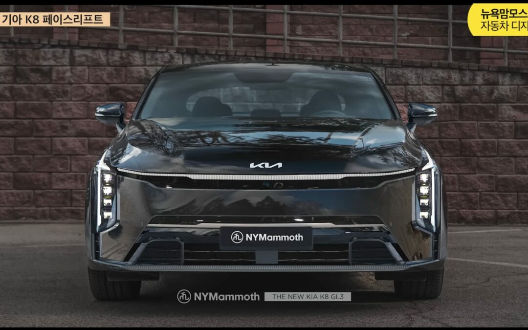 KIA K8 Facelift Rendering Based on Teaser