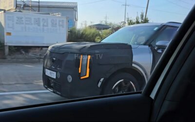 KIA Telluride Production Lights Spied for the First Time