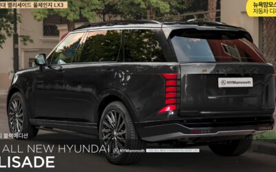 2026 Hyundai Palisade Final Design Reveal on a Rendering