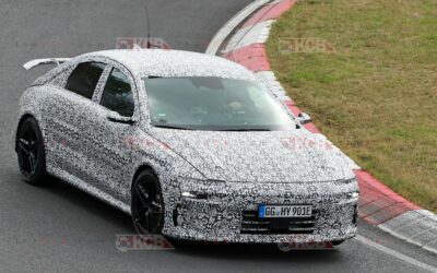 Hyundai IONIQ 6 N Spied on the Nurburgring