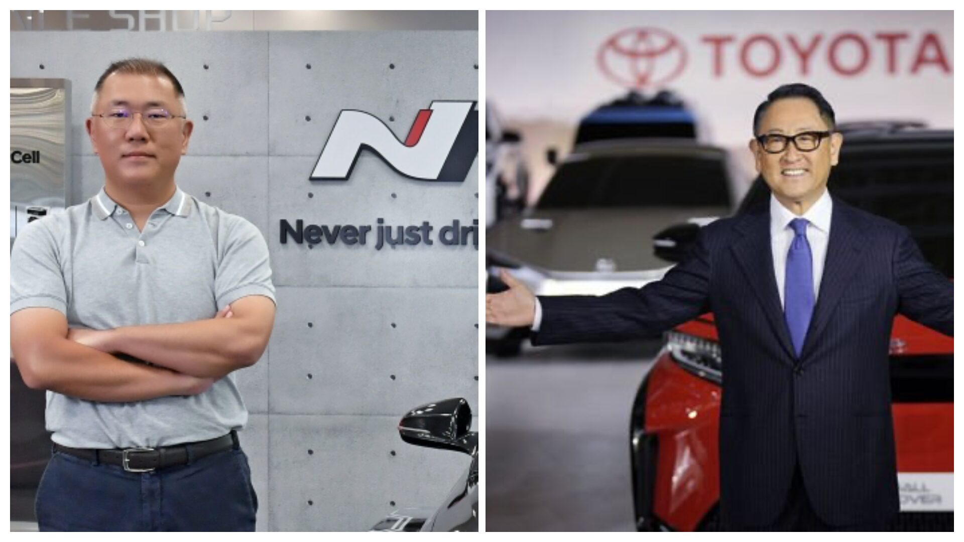 akio toyoda toyota and eui sun chung hyundai