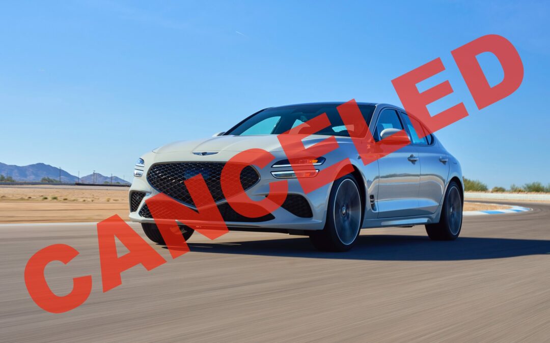 Genesis G70 Will Not Get a Replacement Nor Hybrid