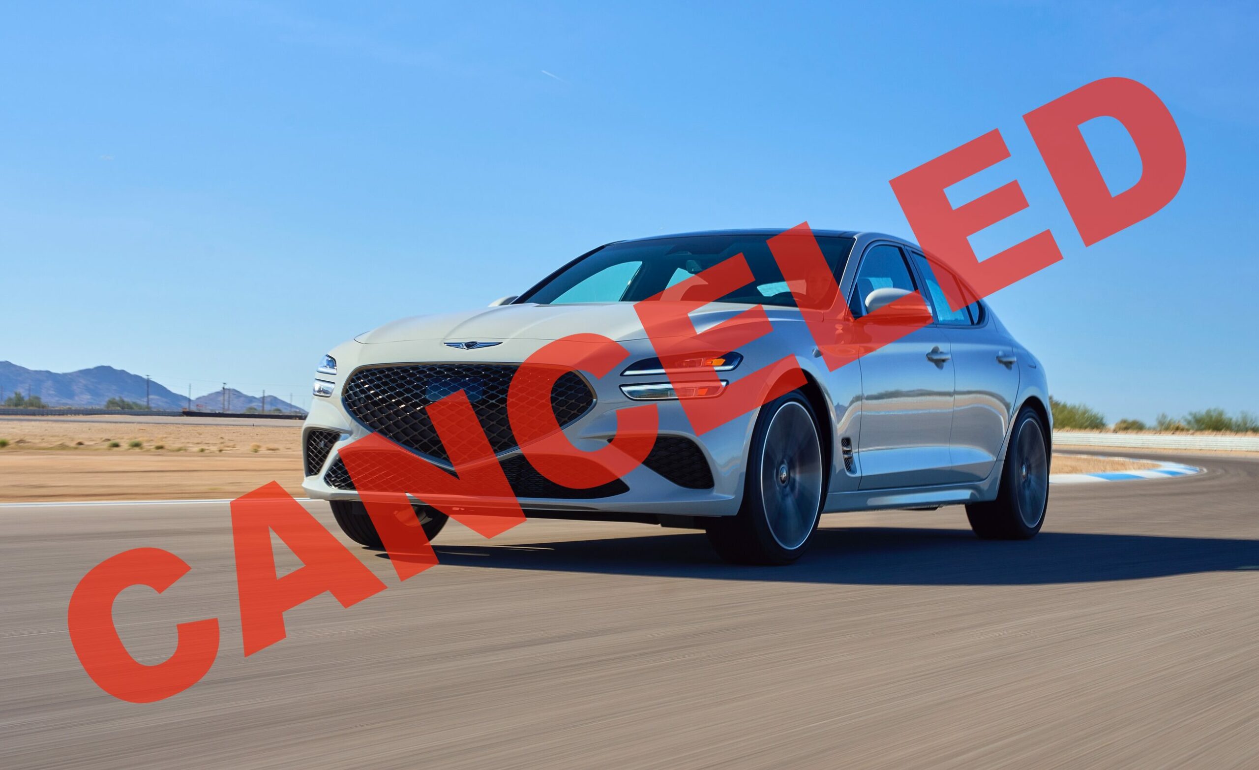 genesis g70 canceled