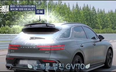 Genesis GV70 Sport Active Spoiler Silently Appears in a Customized Parts Team Video