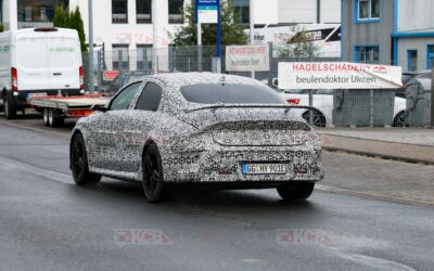 IONIQ 6 N Captured with Less Camouflage, Shows Its Wing