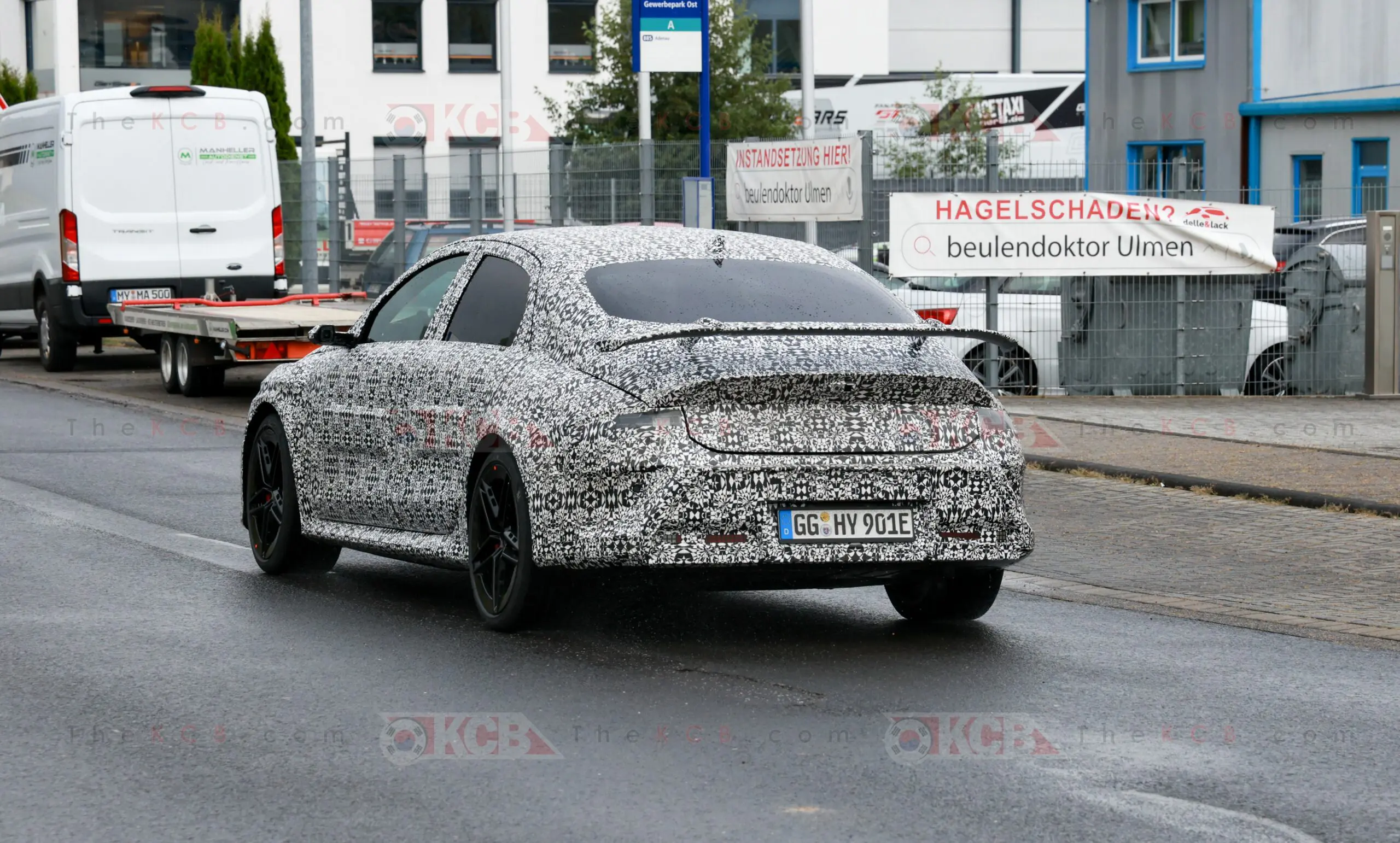 hyundai ioniq 6 spied nurburgring 10