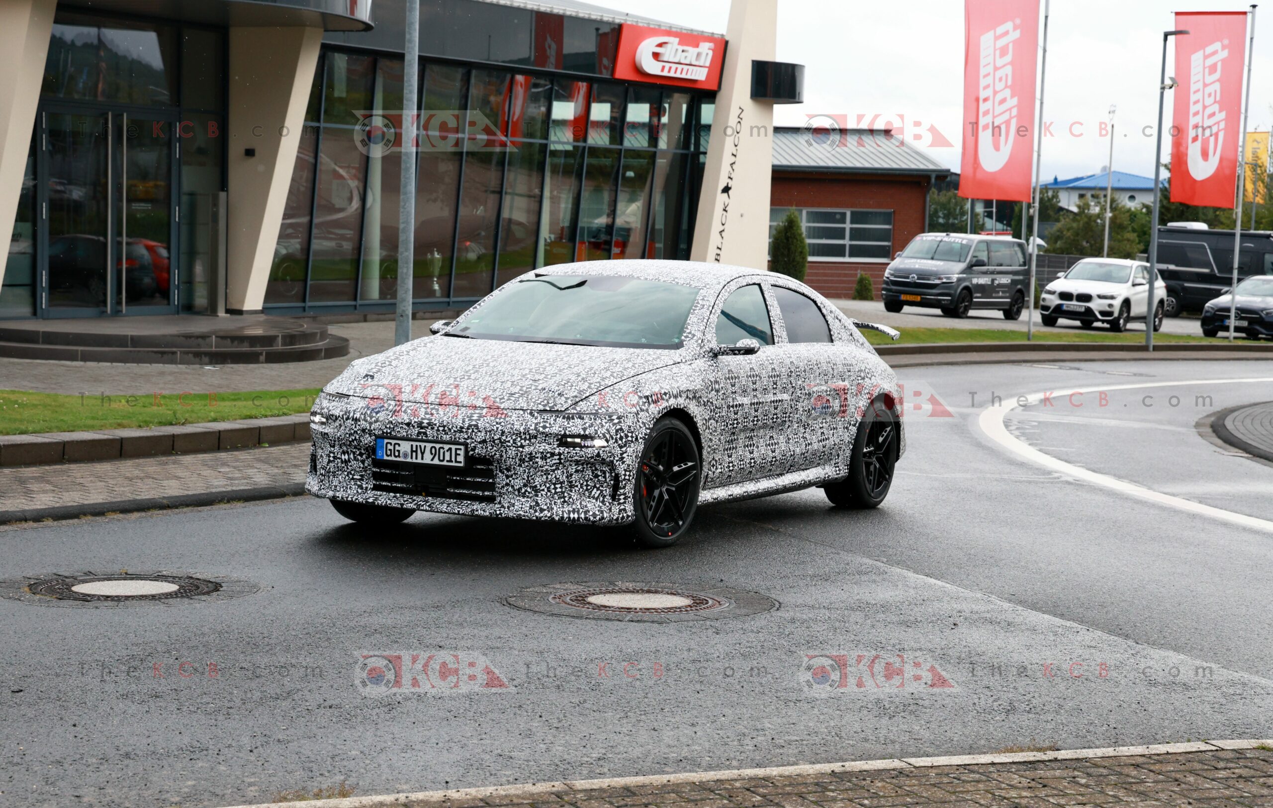 hyundai ioniq 6 spied nurburgring 2