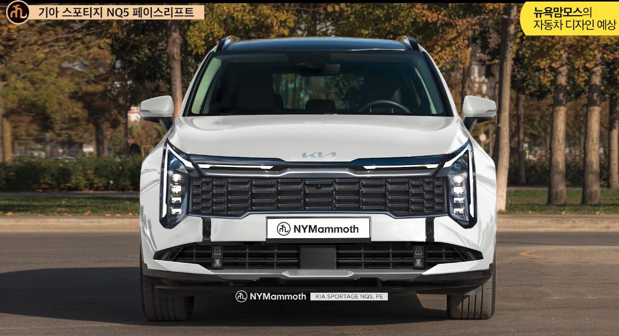 kia sportage facelift rendering nymammoth