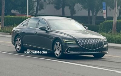 US-Spec Genesis Electrified G80 Facelift Spied Undisguised