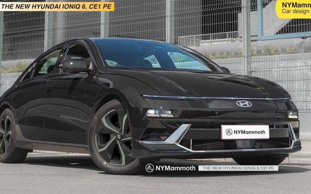 IONIQ 6 Facelift Rendering