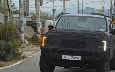 KIA TASMAN Spied Up Close, Reveal on October 29th