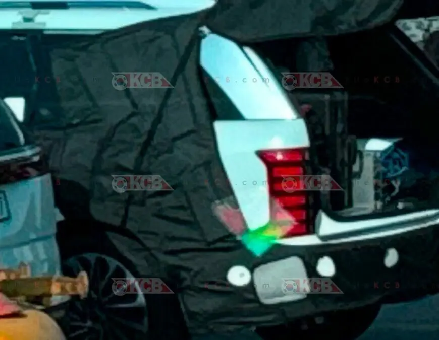 2026 Hyundai Palisade Spied, Shows its Rear Lamp