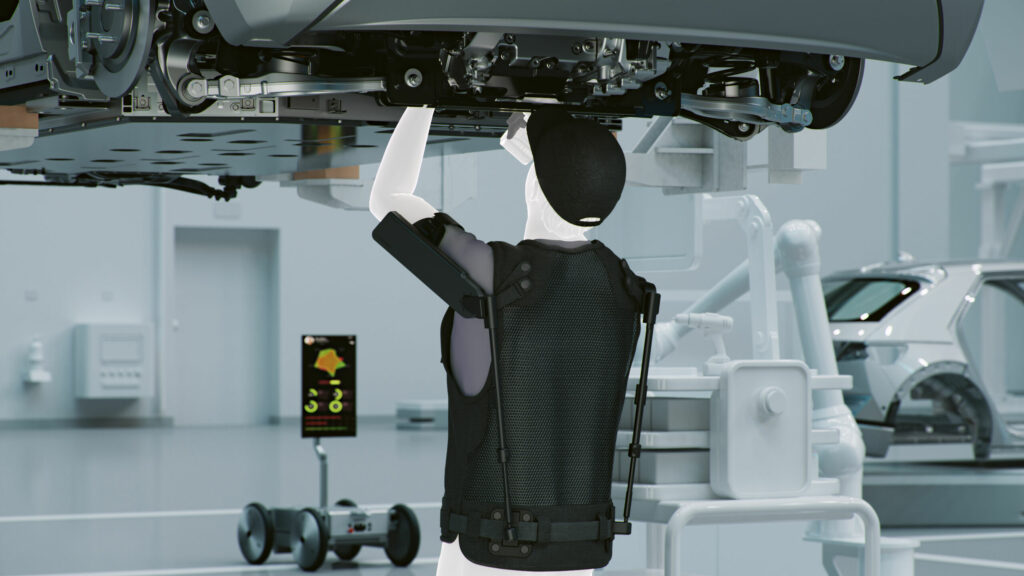 hyundai kia X-ble Shoulder Wearable Robot 4