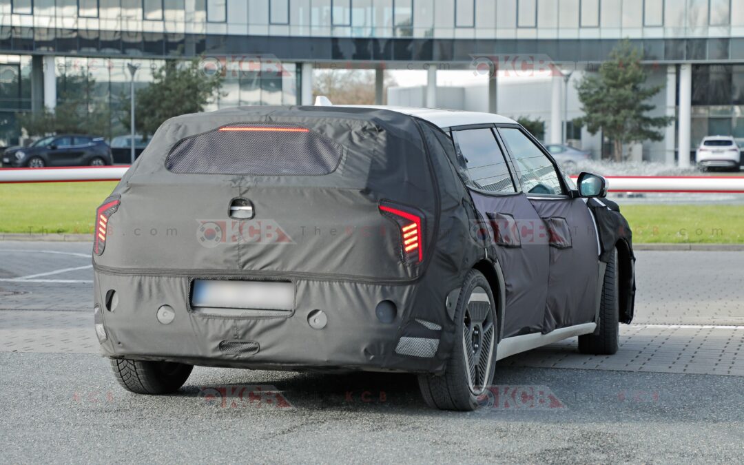 KIA EV4 Hatchback Spied with Production Tail Lights