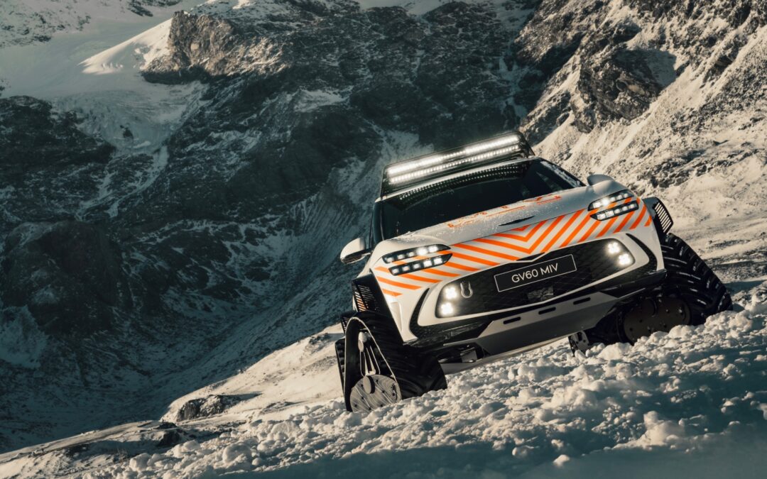 Genesis GV60 Mountain Intervention Vehicle (MIV) Concept Unveiled at World Economic Forum 2025