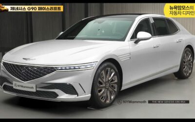 Genesis G90 Flagship Sedan Facelift Rendering