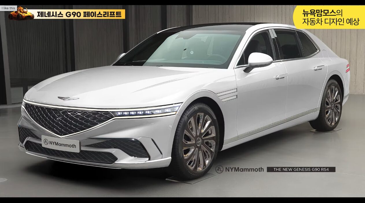 genesis g90 facelift rendering