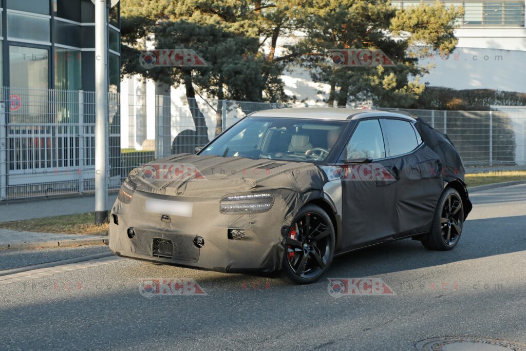 genesis gv60 magma spied up close