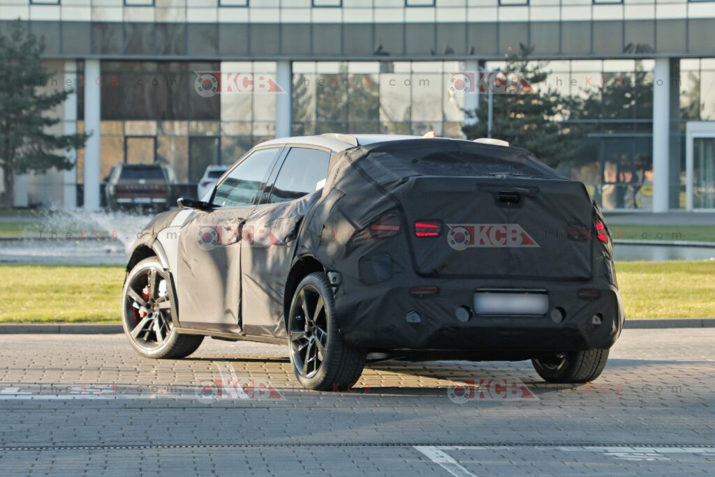 genesis gv60 magma spied up close