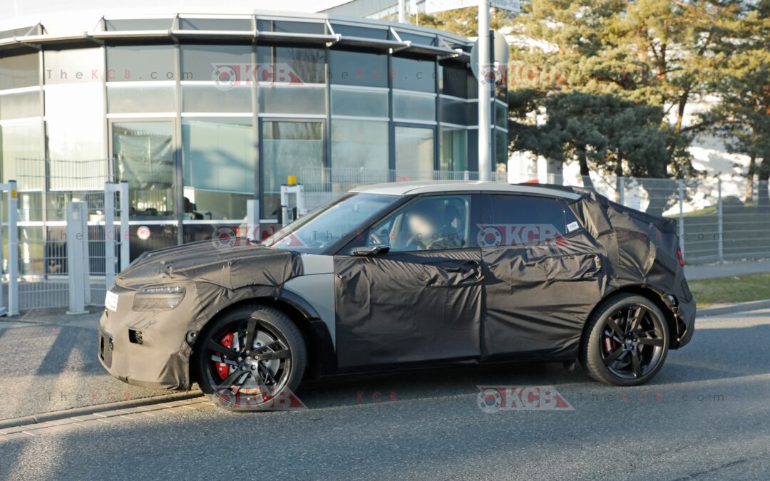 Genesis GV60 Magma Spied Up Close