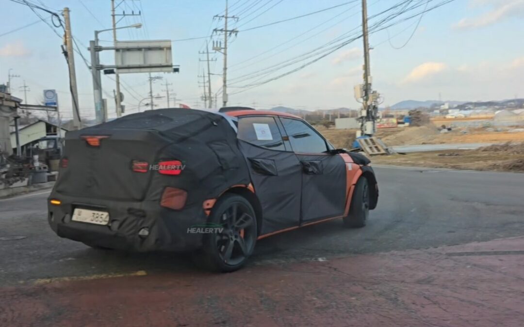 Genesis GV60 Magma P2 Spied with Production Parts