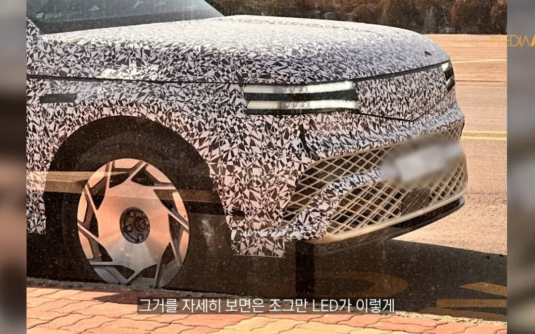 Genesis GV90 Loses Camouflage, Shows its MLA Headlights