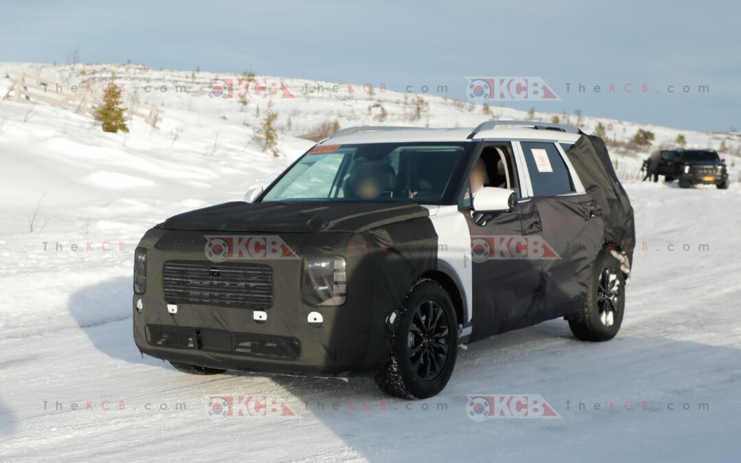 Hyundai Palisade XRT Spied Testing in the Arctic Circle