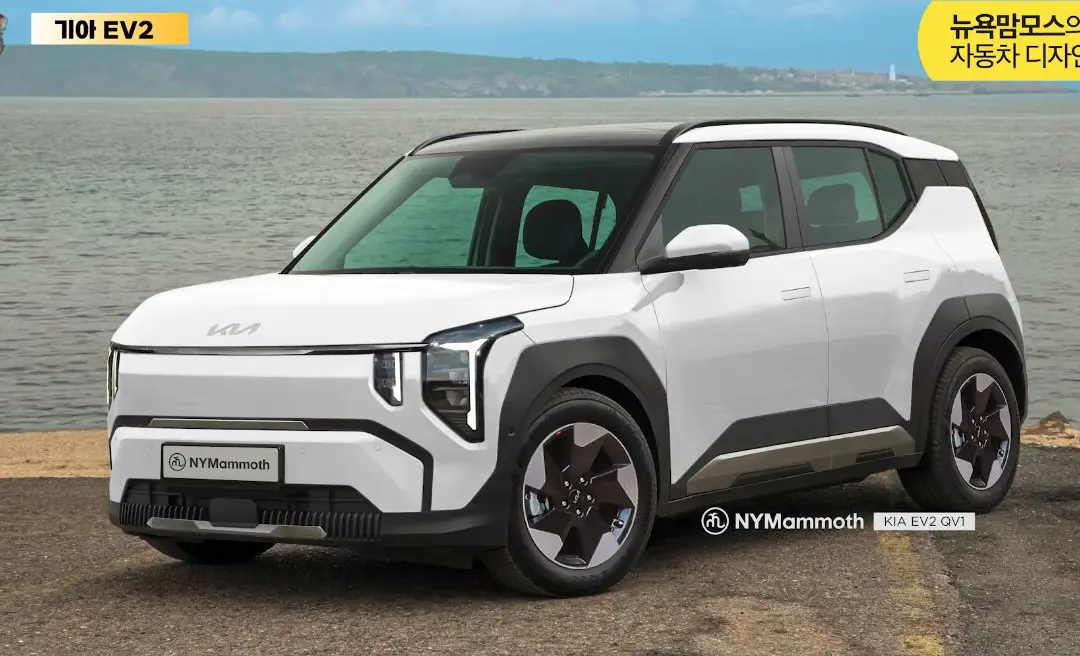 KIA EV2 Compact EV SUV Rendering