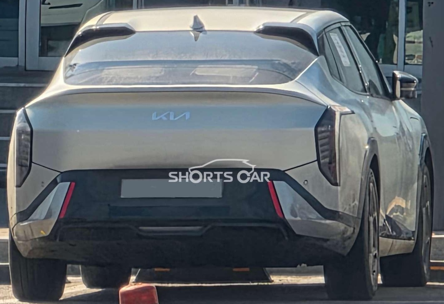 kia ev4 sedan in the wild