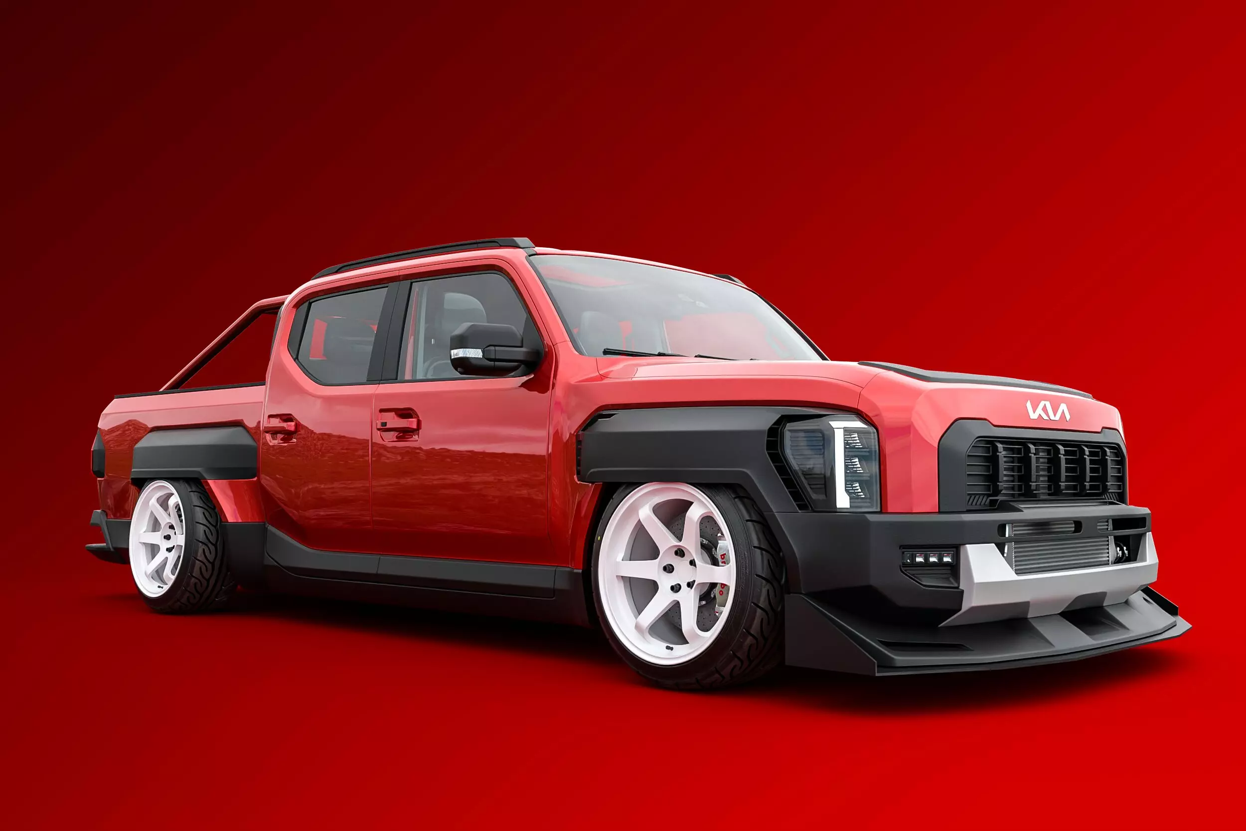 kia tasman drift truck