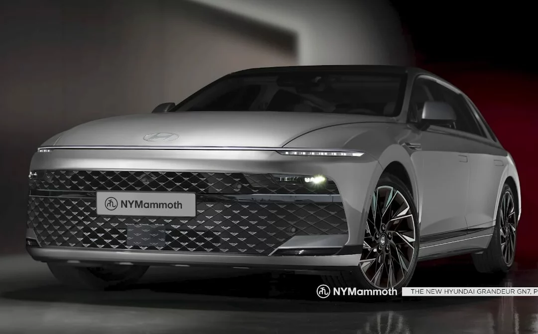 Hyundai Grandeur Facelift Rendering Based on First Spy Shots