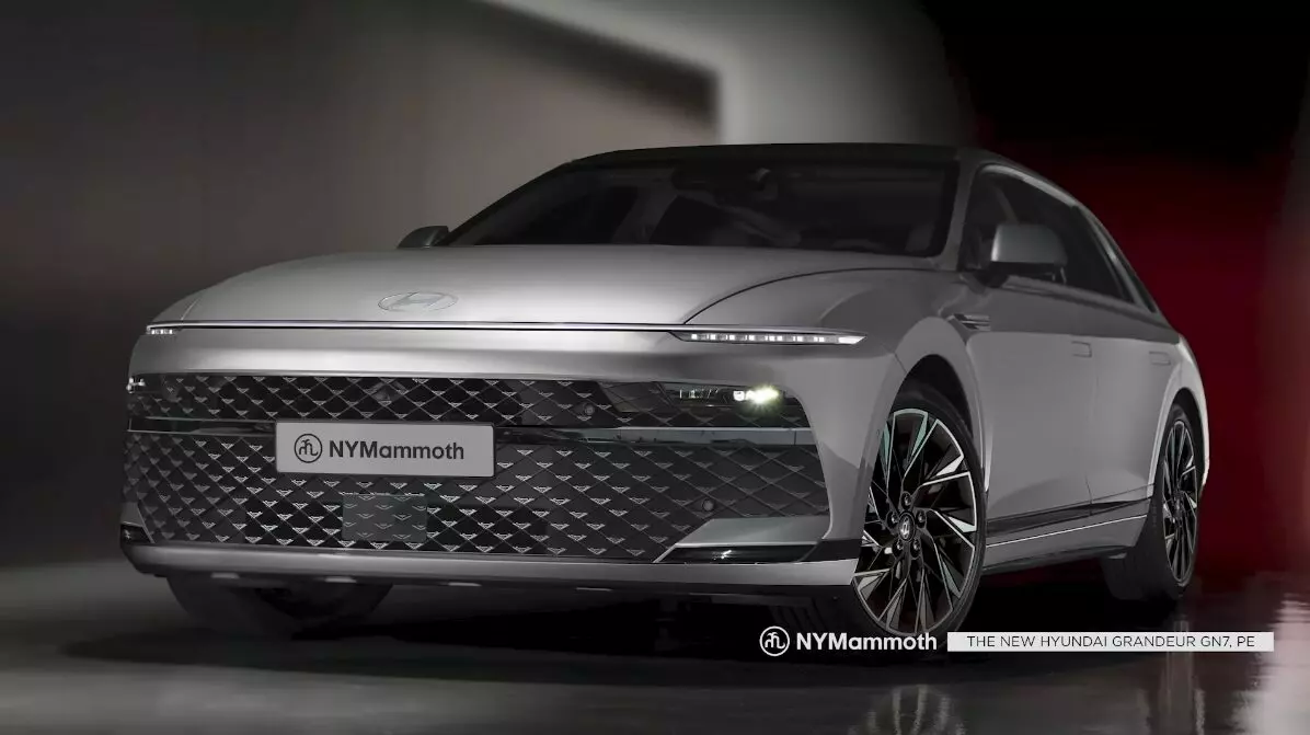 hyundai grandeur facelift rendering