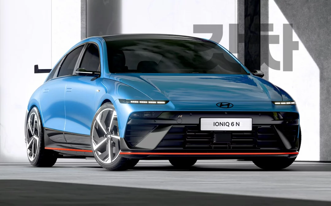 Hyundai IONIQ 6 N Rendering Based on Teasers