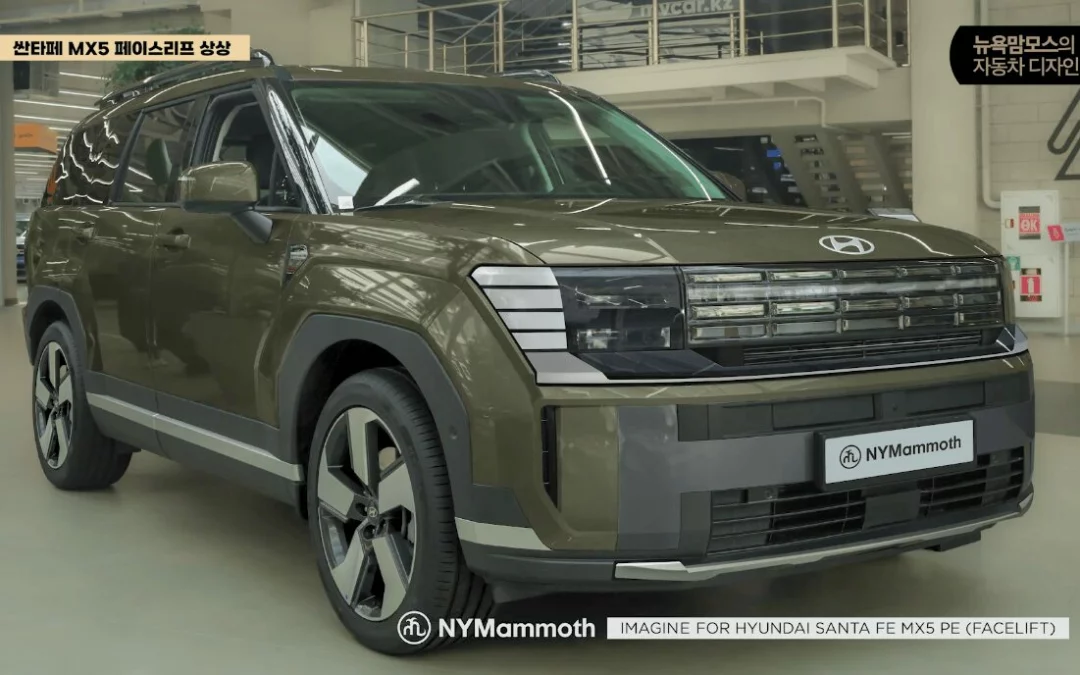 What if Refreshed Hyundai Santa Fe Looks Like This?