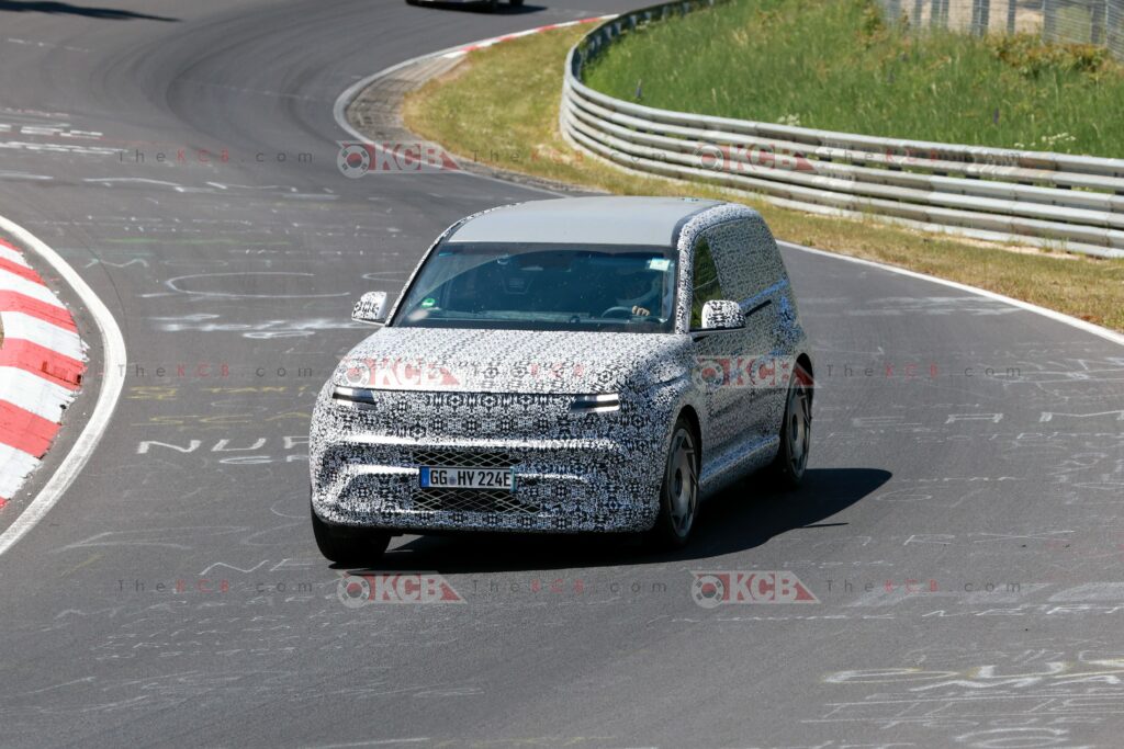 Genesis GV90 loses camouflage nurburgring 2