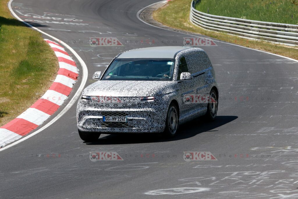 Genesis GV90 loses camouflage nurburgring 7