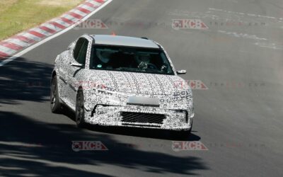 Genesis GV60 Magma Shows More Skin in Latest Nürburgring Spy Shots
