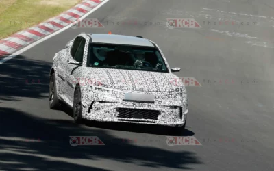 Genesis GV60 Magma Shows More Skin in Latest Nürburgring Spy Shots
