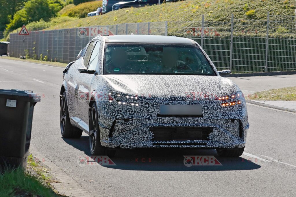 genesis gv60 magma loses camouflage nurburgring