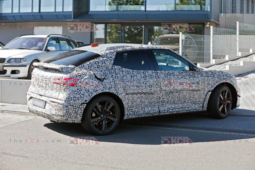 genesis gv60 magma loses camouflage nurburgring