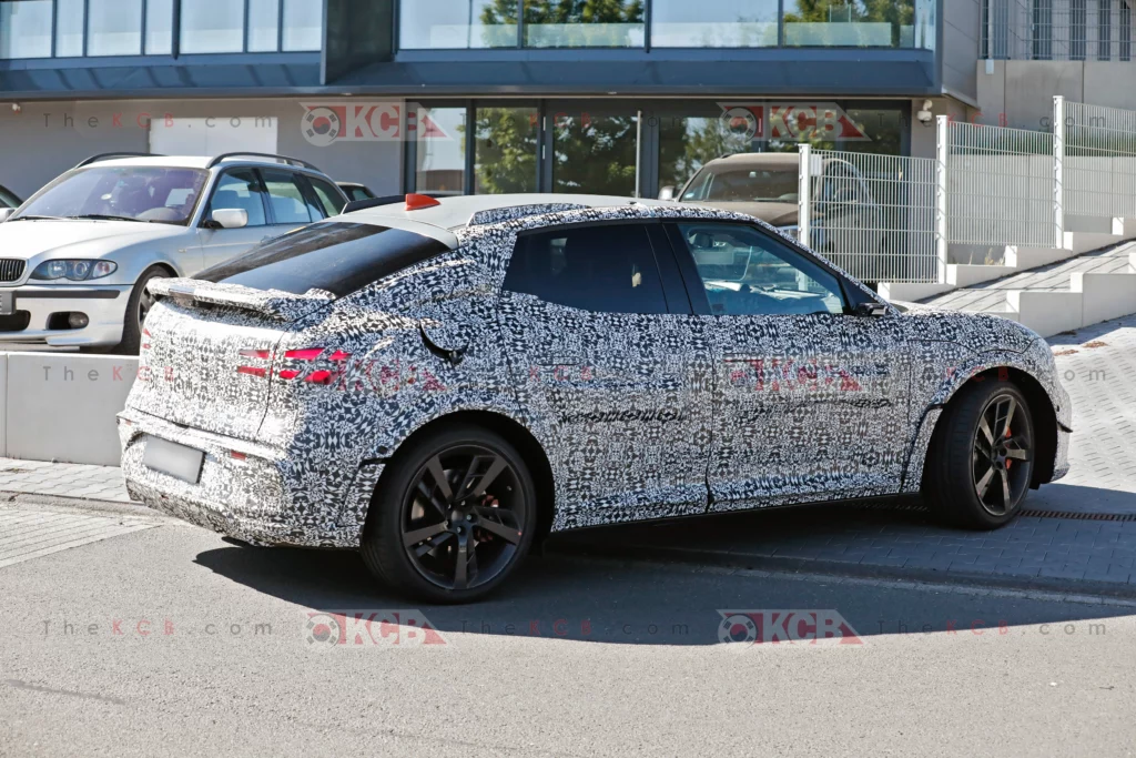 genesis gv60 magma loses camouflage nurburgring