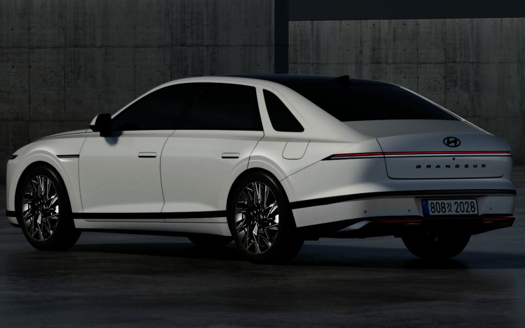 New Rendering Reveals Subtle Rear Changes for Hyundai Grandeur Facelift
