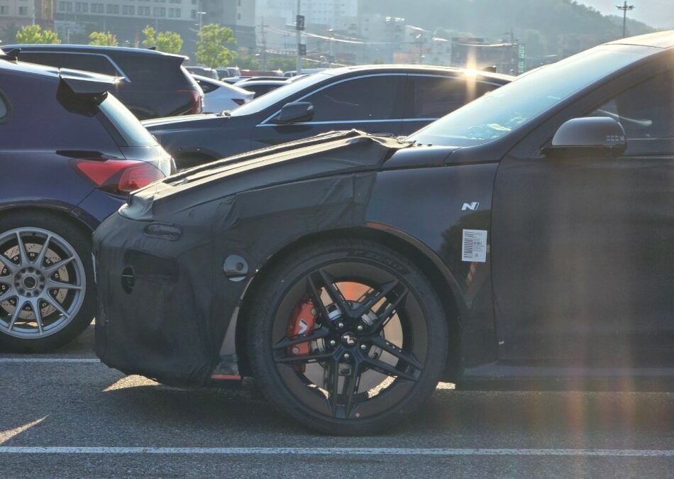 Latest Hyundai IONIQ 6 N Spy Shots Reveal Wider, Meaner Stance