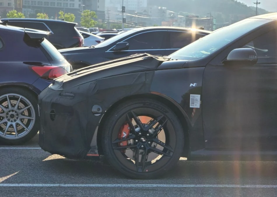 Latest Hyundai IONIQ 6 N Spy Shots Reveal Wider, Meaner Stance
