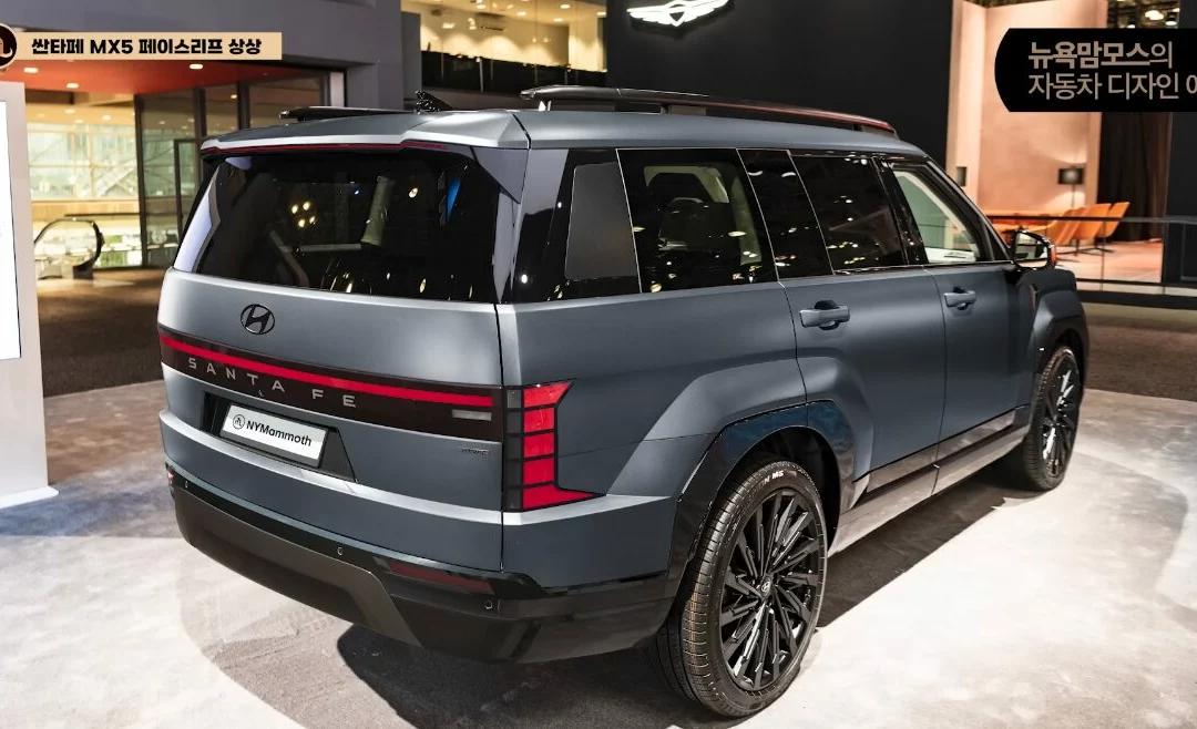 What if Hyundai Santa Fe Facelift Rear Looks Like This?