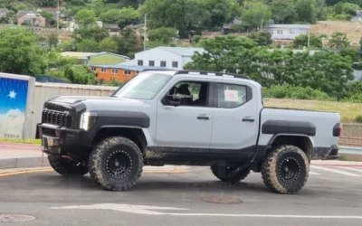 Mysterious High-Riding Kia Tasman Prototype Spotted