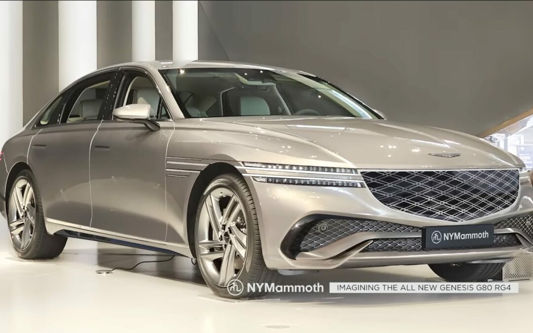 2028 Genesis G80 Full Redesign Previewed Through Stunning Rendering